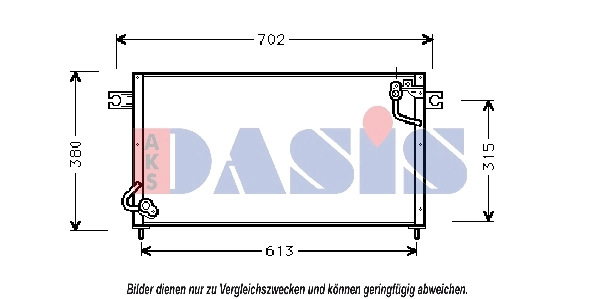 Condenseur, climatisation AKS DASIS 142190N