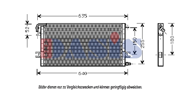 Condenseur, climatisation AKS DASIS 212021N