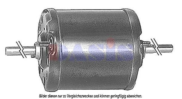 Moteur électrique, pulseur d'air habitacle AKS DASIS 740045N