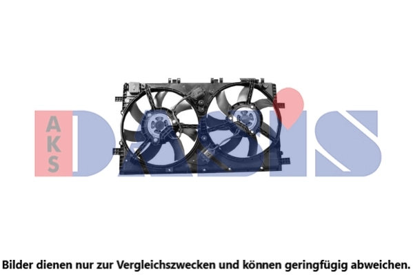 Ventilateur, refroidissement du moteur AKS DASIS 158138N