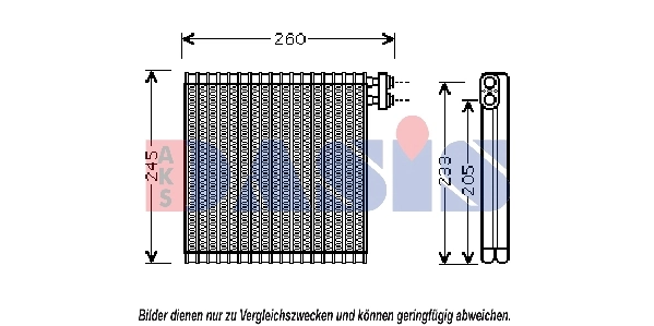 Évaporateur climatisation AKS DASIS 820316N