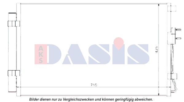 Condenseur, climatisation AKS DASIS 562044N