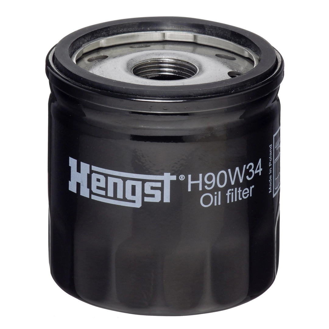 HENGST FILTER H90W34 — Фільтр оливний двигуна FORD TRANSIT 2.2, 2.4 TDCI 06-, PSA 2.2 HDI 11- (вир-во HENGST)