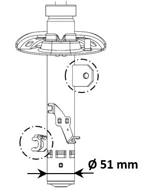 KYB 3338004 — Амортизатор