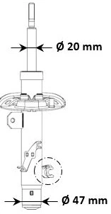 Amortisseur KYB 3348099