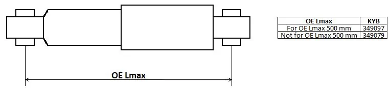 Amortisseur KYB 349079