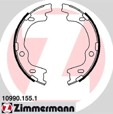 Brake Shoe Set, parking brake
