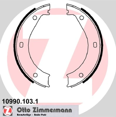 Brake Shoe Set, parking brake
