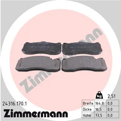 Brake Pad Set, disc brake