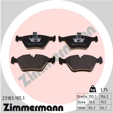 Brake Pad Set, disc brake