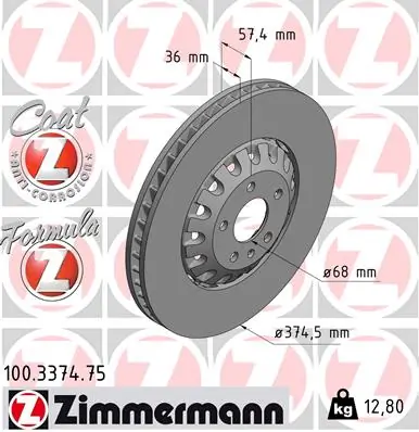 ZIMMERMANN 100.3374.75