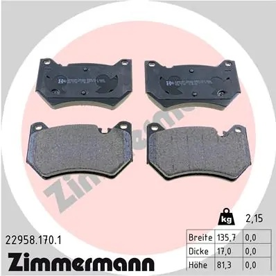 ZIMMERMANN 22958.170.1