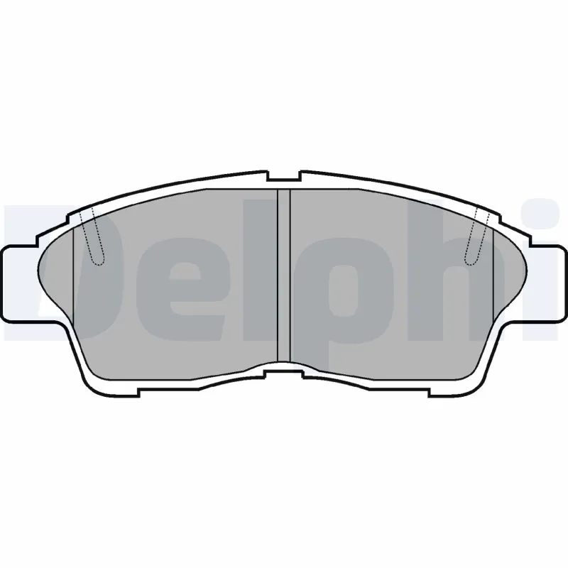Kit de plaquettes de frein, frein à disque DELPHI LP789