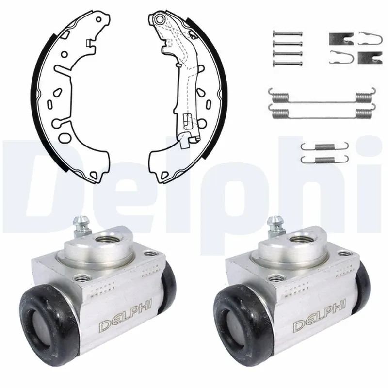 Jeu de mâchoires de frein DELPHI KP1136