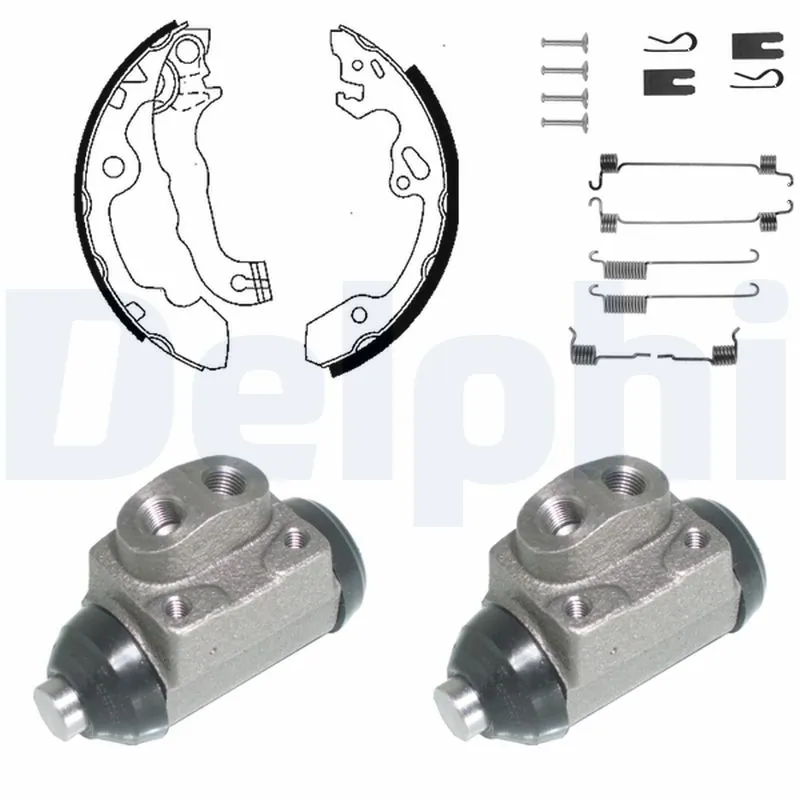 Jeu de mâchoires de frein DELPHI KP936
