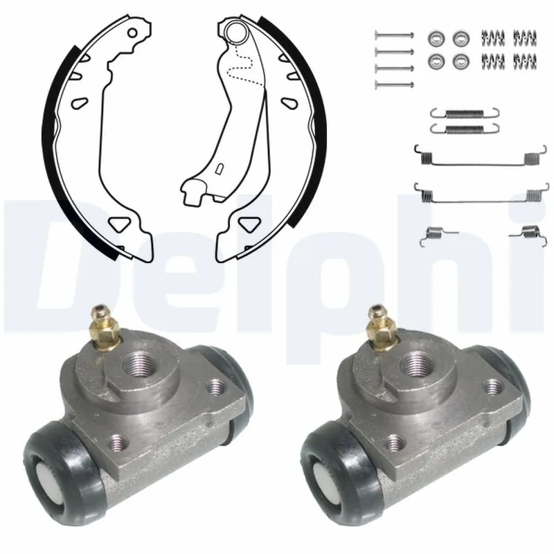 Jeu de mâchoires de frein DELPHI KP881