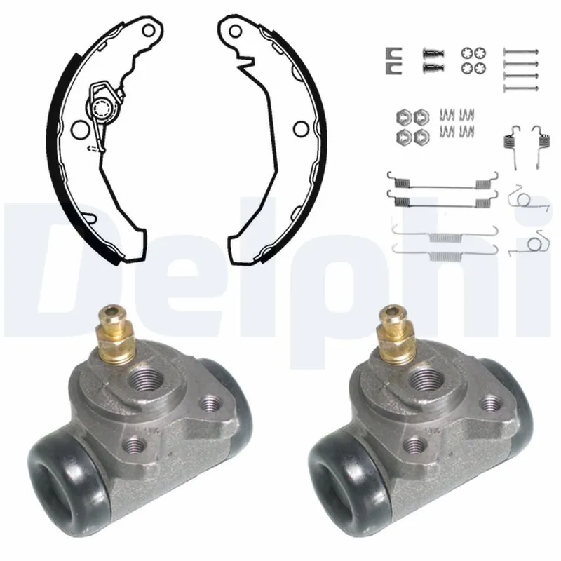 Jeu de mâchoires de frein DELPHI KP733
