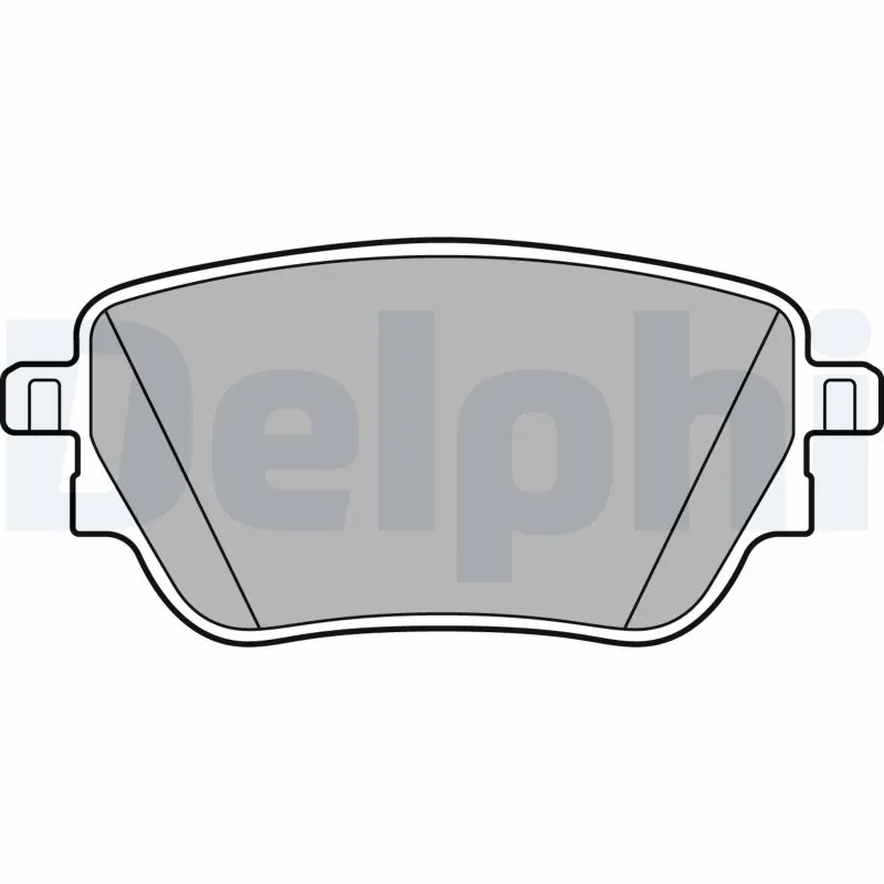 Kit de plaquettes de frein, frein à disque DELPHI LP3438