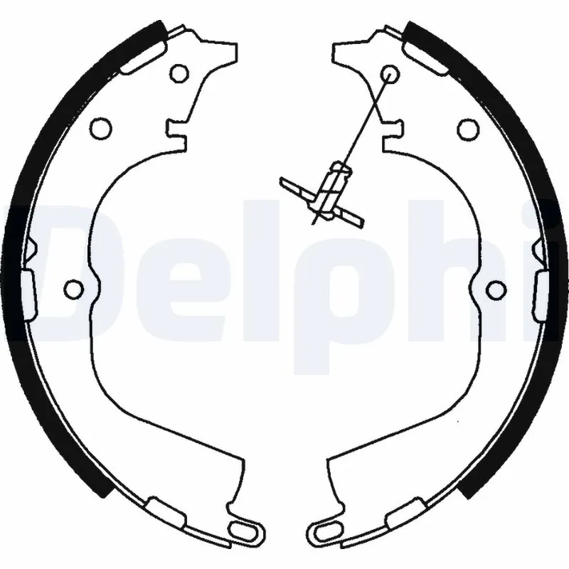 Jeu de mâchoires de frein DELPHI LS1744