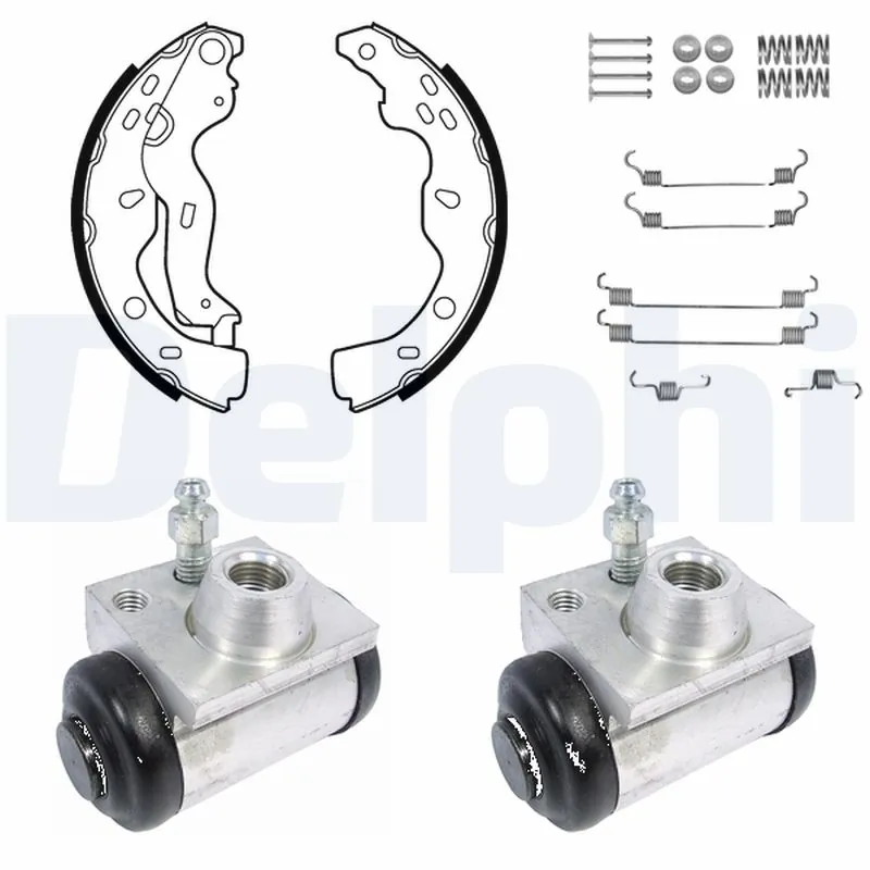 Jeu de mâchoires de frein DELPHI KP1125