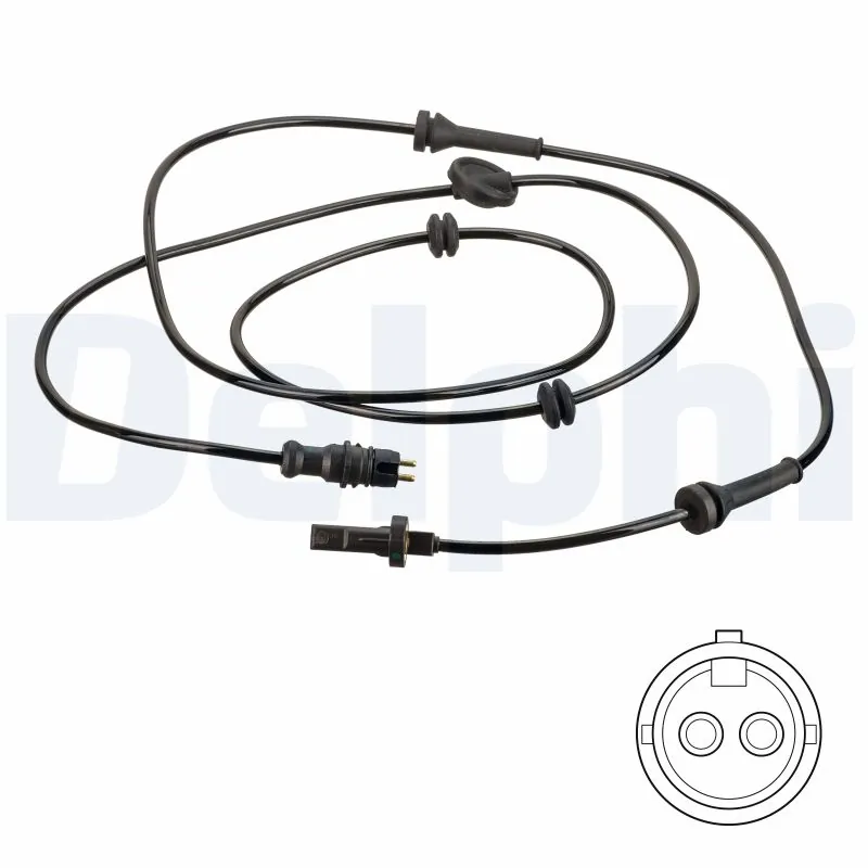 Capteur, vitesse de roue DELPHI SS20827