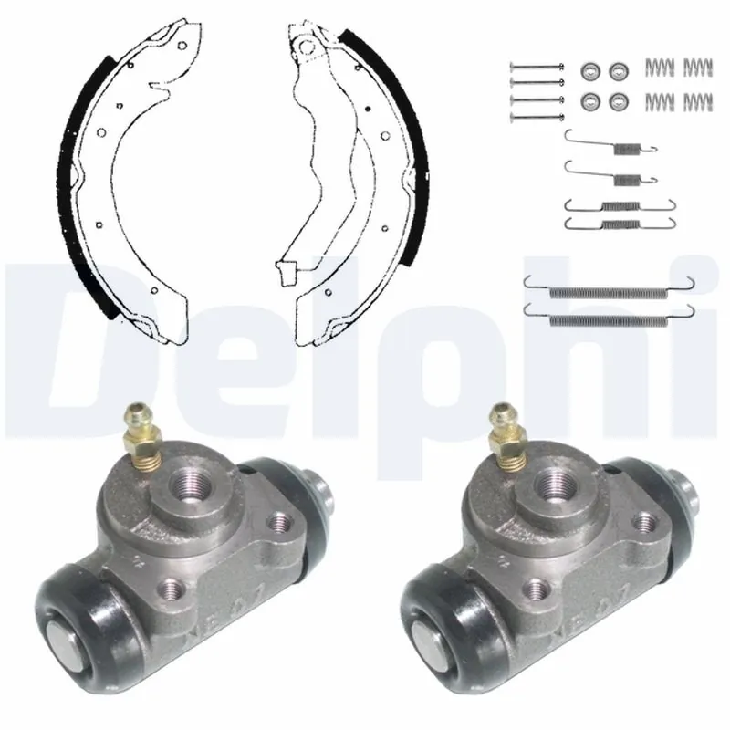 Jeu de mâchoires de frein DELPHI KP895