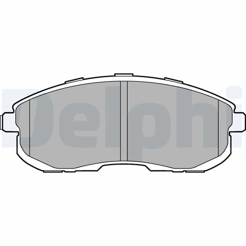 Kit de plaquettes de frein, frein à disque DELPHI LP3245
