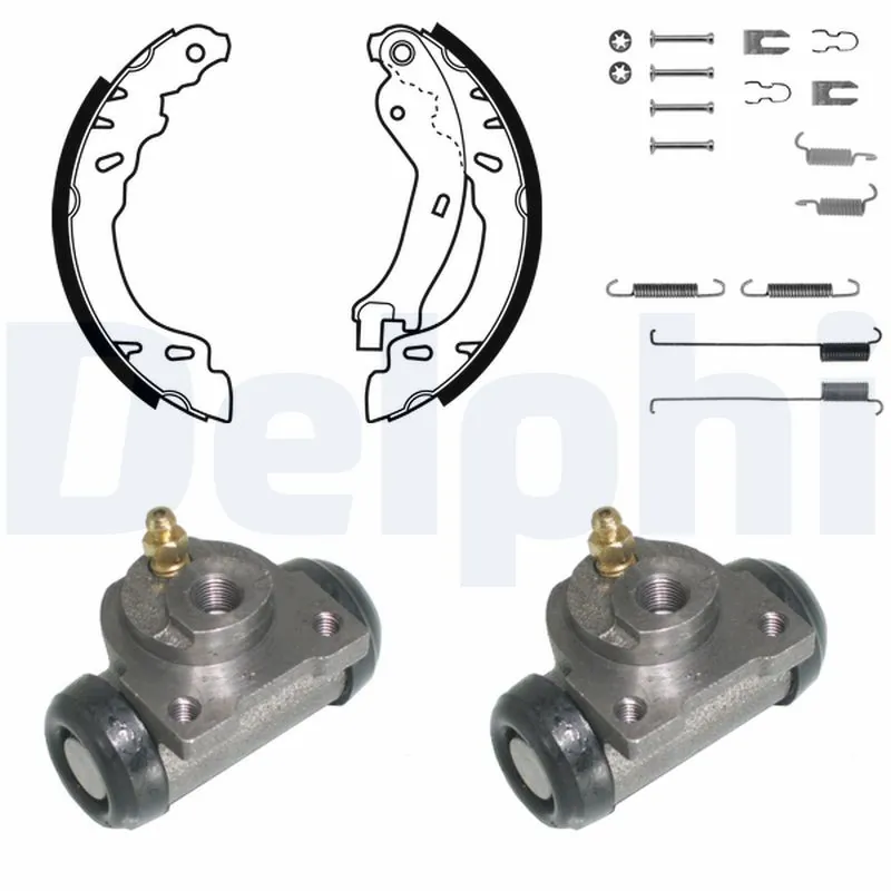 Jeu de mâchoires de frein DELPHI KP1091