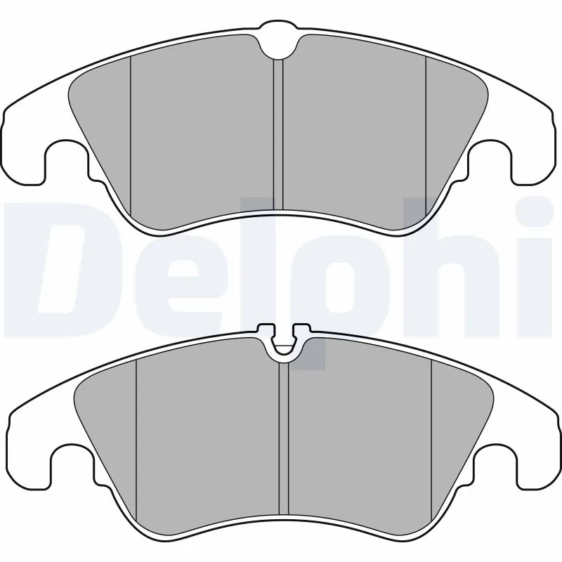 Kit de plaquettes de frein, frein à disque DELPHI LP2715