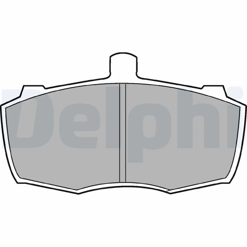Kit de plaquettes de frein, frein à disque DELPHI LP413