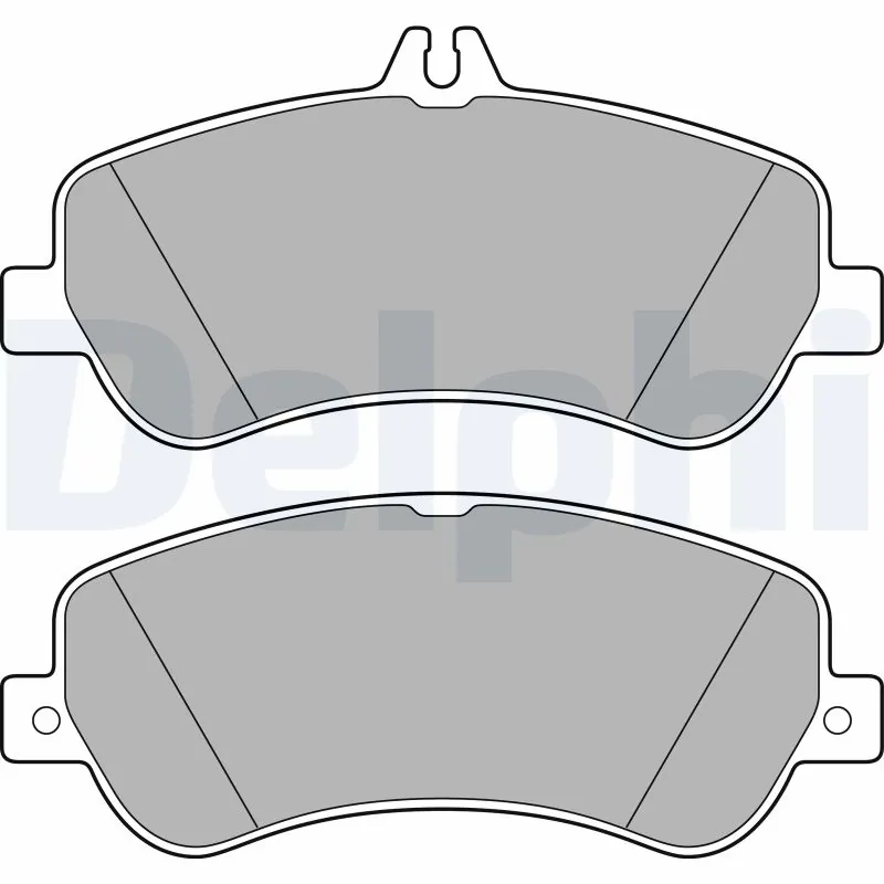 Kit de plaquettes de frein, frein à disque DELPHI LP2146