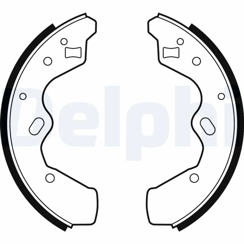 Jeu de mâchoires de frein DELPHI LS1878