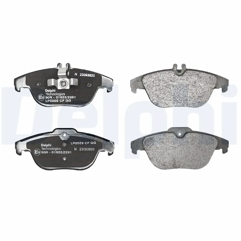 Kit de plaquettes de frein, frein à disque DELPHI LP2029
