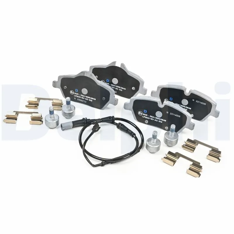 Kit de plaquettes de frein, frein à disque DELPHI LP5001EV