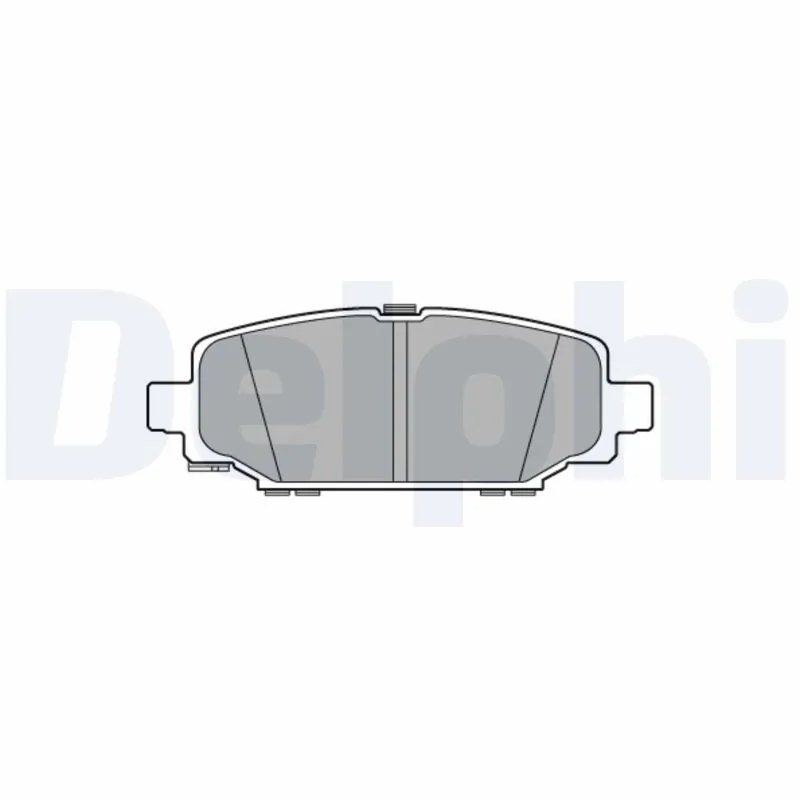 Kit de plaquettes de frein, frein à disque DELPHI LP3582