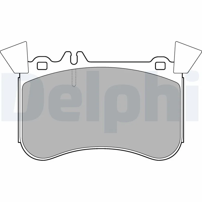 Kit de plaquettes de frein, frein à disque DELPHI LP3242