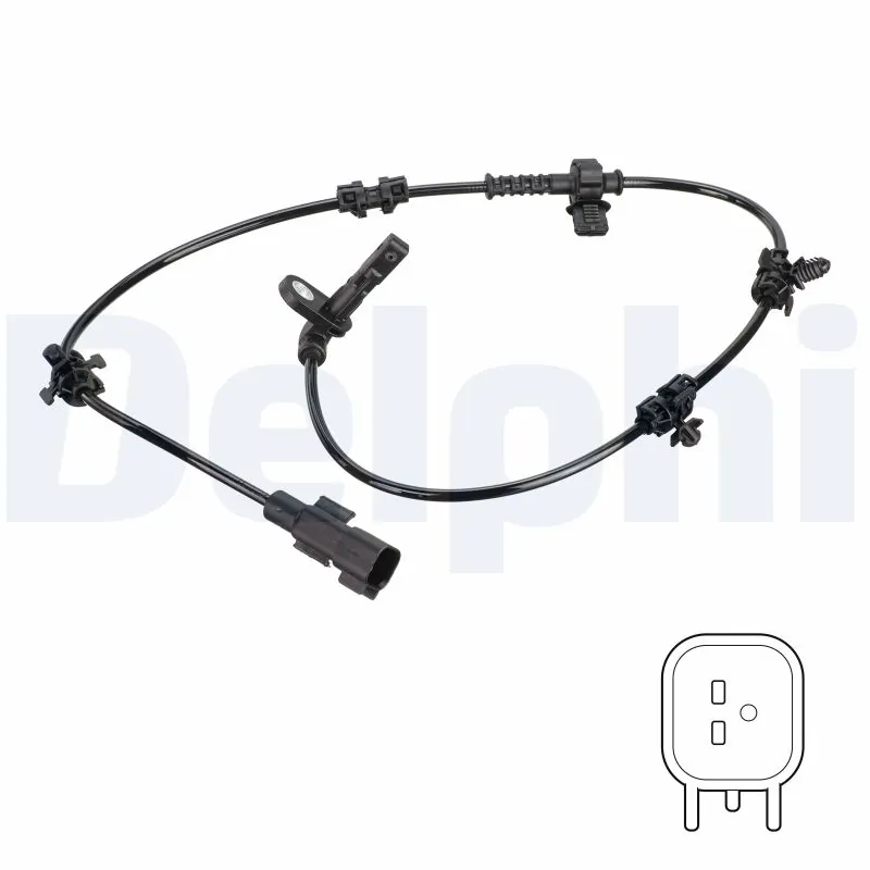 Capteur, vitesse de roue DELPHI SS20837