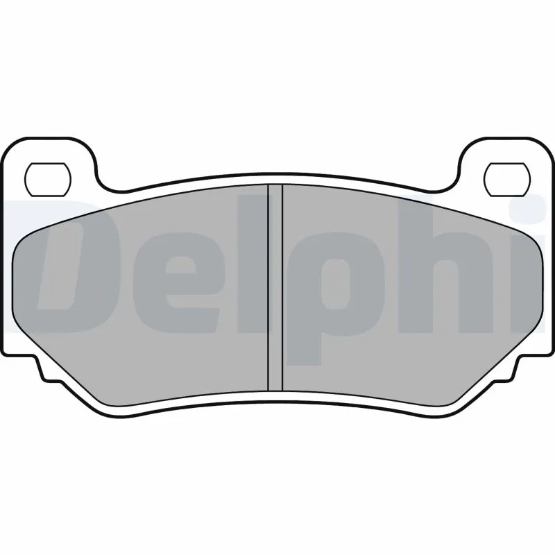 Kit de plaquettes de frein, frein à disque DELPHI LP1774