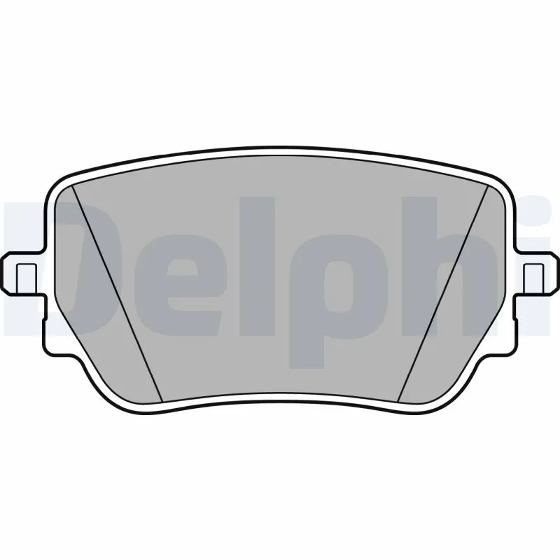 Kit de plaquettes de frein, frein à disque DELPHI LP3439