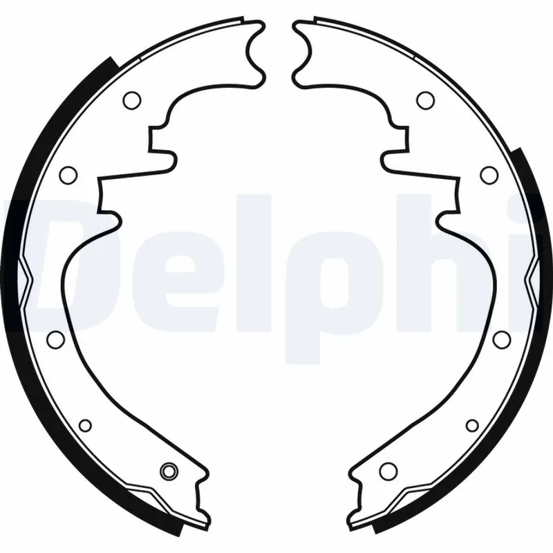 Колодки гальмівні барабанні DELPHI LS1872 для Jeep Cherokee, Grand Cherokee I