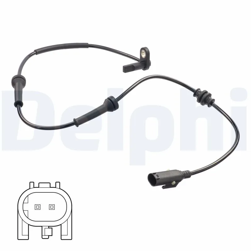 Capteur, vitesse de roue DELPHI SS20815