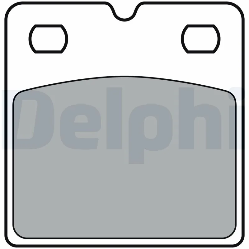 Kit de plaquettes de frein, frein à disque DELPHI LP3405