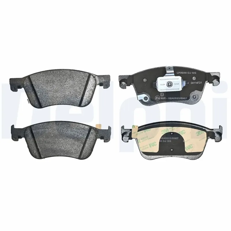 Kit de plaquettes de frein, frein à disque DELPHI LP3939