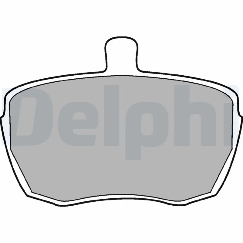 Kit de plaquettes de frein, frein à disque DELPHI LP41