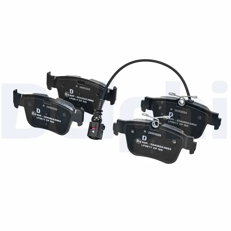 Kit de plaquettes de frein, frein à disque DELPHI LP3917