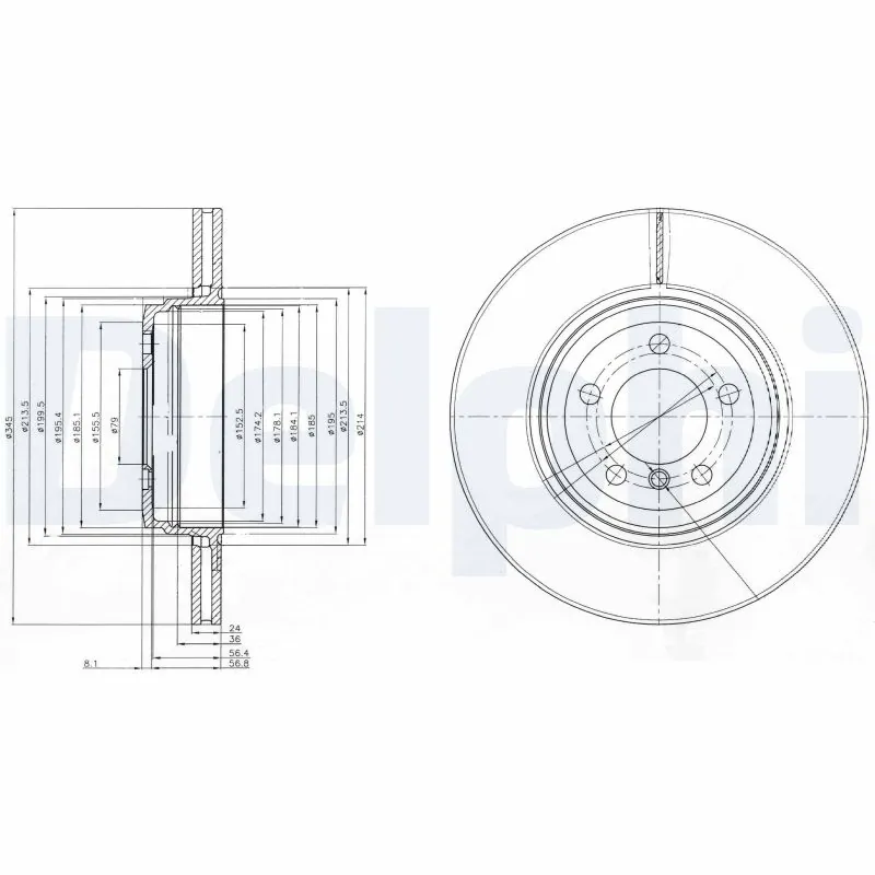 Disque de frein DELPHI BG9789