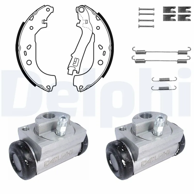 Jeu de mâchoires de frein DELPHI KP1121