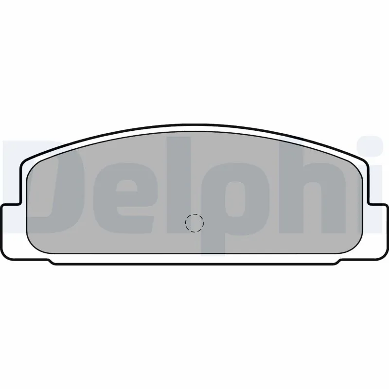 Kit de plaquettes de frein, frein à disque DELPHI LP1766