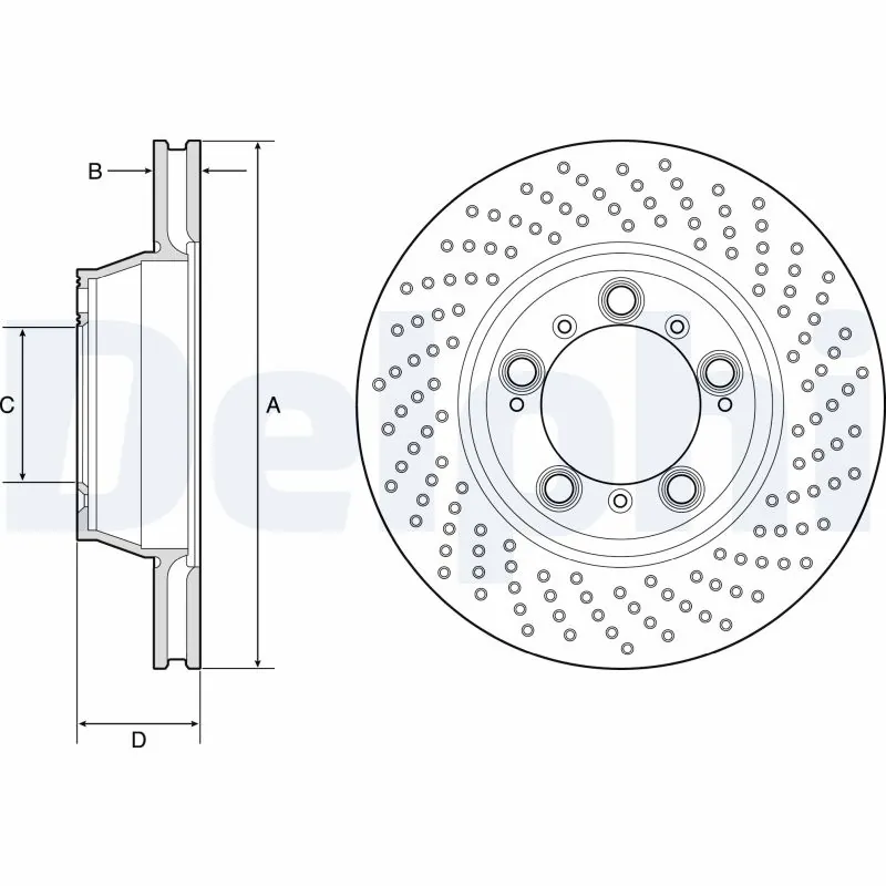 Disque de frein DELPHI BG9226C