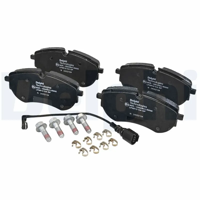 Kit de plaquettes de frein, frein à disque DELPHI LP3910